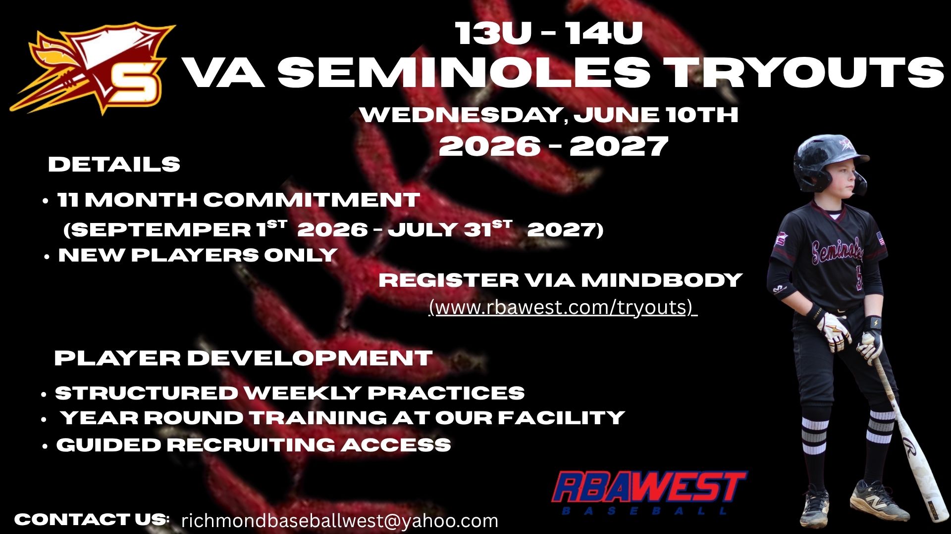 VA SEMINOLES TRYOUTS